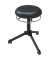 Hocker 09750 A23-TG-KL, schwarz, mit Bodengleitern, höhenverstellbar, bis 120kg