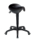 Hocker 11213 AF5-HR-PU, schwarz, mit Rollen, höhenverstellbar, bis 120kg