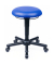 Hocker 10023 A19-TR-KL, blau, mit Rollen, höhenverstellbar, bis 250kg