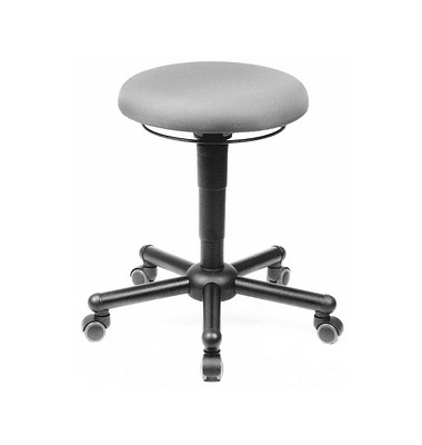 Hocker 10025 A19-TR-KL, anthrazit, mit Rollen, höhenverstellbar, bis 250kg