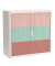 easyOffice Colour Rollladenschrank 61556 2 Fachböden 110,0 x 41,5 x 104,0 cm