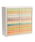 easyOffice Colour Rollladenschrank 61636 2 Fachböden 110,0 x 41,5 x 104,0 cm