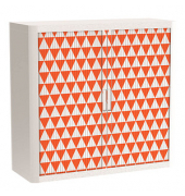 easyOffice Colour Rollladenschrank 60148 2 Fachböden 110,0 x 41,5 x 104,0 cm