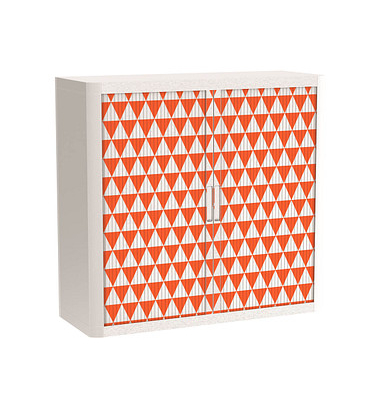 easyOffice Colour Rollladenschrank 60148 2 Fachböden 110,0 x 41,5 x 104,0 cm