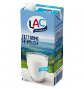 H-Milch LAClactosefrei 738081007, 1,5% Fett, laktosefrei, 1 Liter, im Tetrapack