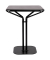 Bistrotisch TBISC60X60M.01, 75cm (H), 60x60cm (BxT), quadratisch, schwarz / schwarz