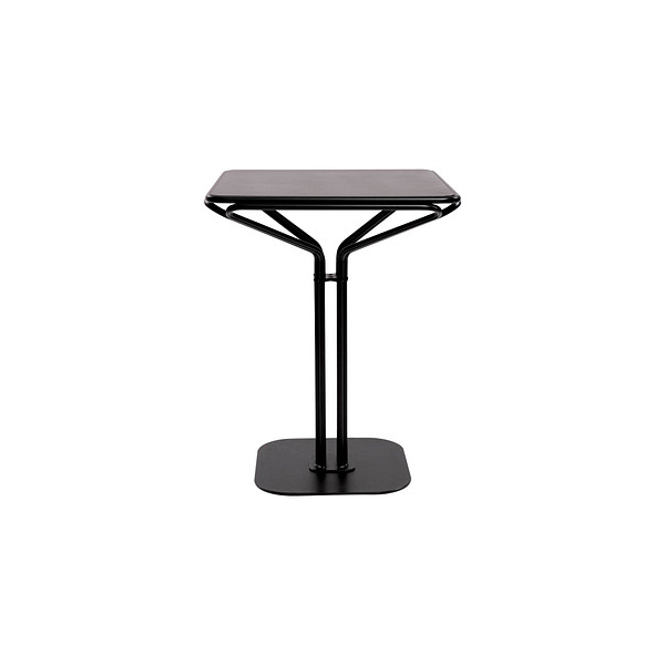 3660141959529 - Meet by Paperflow Bistrotisch Stahlgestell mit Metall-Platte mit Standfuß B 600 x T 600 x H 750 mm schwarz 3660141959529 - Meet by Paperflow Bistrotisch Stahlgestell mit Metall-Platte mit Standfuß B 600 x T 600 x H 750 mm schwarz