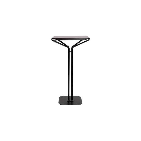 3660141959543 - Meet by Paperflow Stehtisch Bistro Stahlgestell mit Metall-Platte mit Standfuß B 600 x T 600 x H 1100 mm schwarz 3660141959543 - Meet by Paperflow Stehtisch Bistro Stahlgestell mit Metall-Platte mit Standfuß B 600 x T 600 x H 1100 mm schwarz