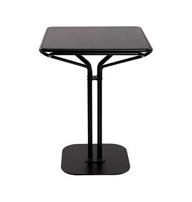 Bistrotisch TBISC60X60L.01, 75cm (H), 60x60cm (BxT), quadratisch, schwarz / schwarz