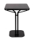 Bistrotisch TBISC60X60L.01, 75cm (H), 60x60cm (BxT), quadratisch, schwarz / schwarz
