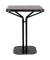 Bistrotisch TBISC80X80L.01, 75cm (H), 80x80cm (BxT), quadratisch, schwarz / schwarz