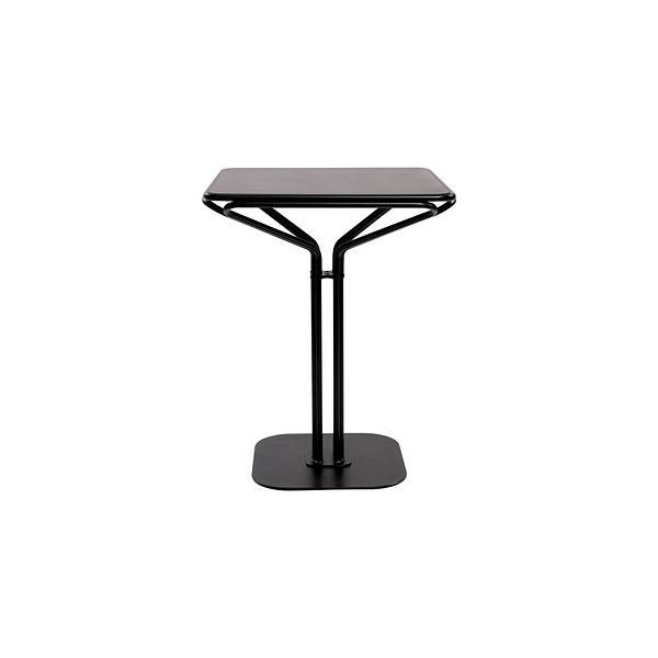 3660141959567 - Meet by Paperflow Beistelltisch Bistro Stahlgestell mit MDF-Platte mit Standfuß B 800 x T 800 x H 750 mm schwarz 3660141959567 - Meet by Paperflow Beistelltisch Bistro Stahlgestell mit MDF-Platte mit Standfuß B 800 x T 800 x H 750 mm schwarz