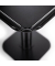Bistrotisch TBISC80X80L.01, 75cm (H), 80x80cm (BxT), quadratisch, schwarz / schwarz