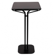 Bistrotisch TBISCH60X60L.01, 110cm (H), 60x60cm (BxT), quadratisch, schwarz / schwarz