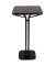 Bistrotisch TBISCH60X60L.01, 110cm (H), 60x60cm (BxT), quadratisch, schwarz / schwarz