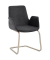 Besuchersessel myHELIOS anthrazit chrom Stoff
