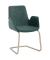 Besuchersessel myHELIOS petrol chrom Stoff