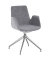 Besuchersessel myHELIOS grau Aluminium poliert Stoff