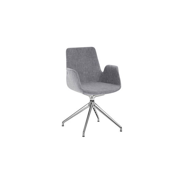4032376535509 - Besuchersessel myHELIOS grau Aluminium poliert Stoff 4032376535509 Mayer 4032376535509 - Besuchersessel myHELIOS grau Aluminium poliert Stoff 4032376535509 Mayer