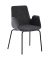 Besuchersessel myHELIOS anthrazit schwarz Stoff