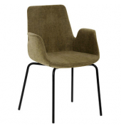 Besuchersessel myHELIOS moos schwarz Stoff