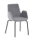 Besuchersessel myHELIOS grau schwarz Stoff