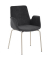 Besuchersessel myHELIOS anthrazit chrom Stoff