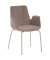 Besuchersessel myHELIOS mauve chrom Stoff