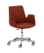 Besuchersessel myHELIOS rost Aluminium Stoff