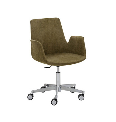 Besuchersessel myHELIOS moos Aluminium Stoff Besuchersessel myHELIOS moos Aluminium Stoff