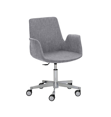 Besuchersessel myHELIOS grau Aluminium Stoff
