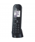 Schnurloses Telefon VoIP Panasonic KX-TGQ200GB Babyphone, Freisprechen Beleuchtetes Display Schwarz