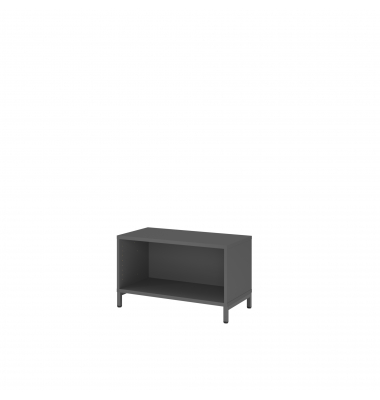 Hammerbacher Regal FlexWall 1OH Sockel graphit