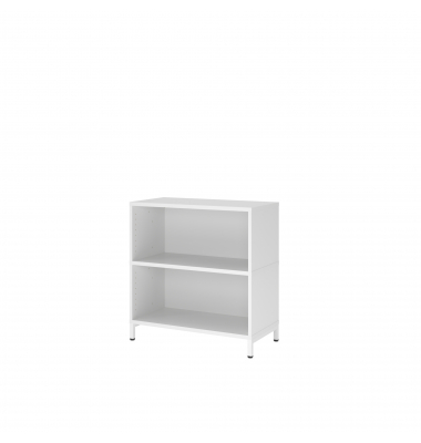 Regal FlexWall 2OH Sockel weiß