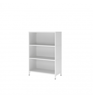 Regal FlexWall 3OH Sockel weiß