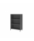 Hammerbacher Regal FlexWall 3OH Sockel graphit