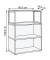 Aktenregal FlexWall grafit 80,0 x 40,0 x 109,8 cm