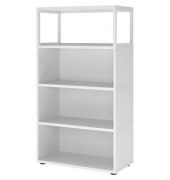 Aktenregal FlexWall weiß 80,0 x 40,0 x 145,0 cm
