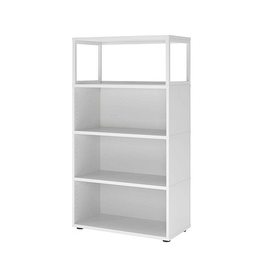 Aktenregal FlexWall weiß 80,0 x 40,0 x 145,0 cm