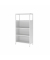 Regal FlexWall 4OH 1offen Sockel weiß