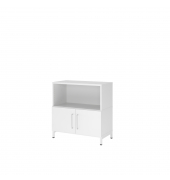 Regalschrank FlexWall VFW28T1KUWWBS, nein, 2 OH, wei&szlig;, 80x82,8x41,7cm (BxHxT)