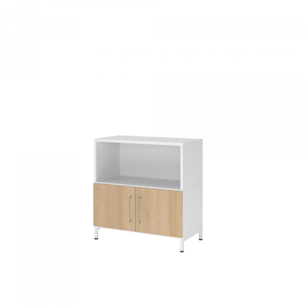 4032062307489 - Regalschrank FlexWall VFW28T1KUWEBS nein 2 OH weiß eiche 80x828x417cm (BxHxT) 4032062307489 Hammerbacher