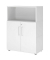 Regalschrank FlexWall VFW38T2KG/W/W/BS, abschlie&szlig;bar, 3 OH, wei&szlig;, 80x109,8x40cm (BxHxT)