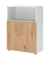 Regalschrank FlexWall, VFW38T2KGWRBS weiß, asteiche 2 Fachböden 80,0 x 40,0 x 109,8 cm