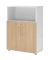 Regalschrank FlexWall, VFW38T2KGWEBS weiß, eiche 2 Fachböden 80,0 x 40,0 x 109,8 cm