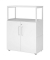 Regalschrank FlexWall, VFW38T2RGWWBS weiß 2 Fachböden 80,0 x 40,0 x 109,8 cm