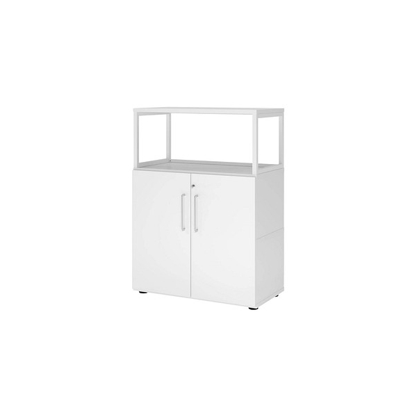 4032062307649 - Regalschrank FlexWall VFW38T2RG W W BS abschließbar 3 OH weiß 80x1098x40cm (BxHxT) 4032062307649 Hammerbacher