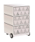 easyOffice Black & White Rollcontainer weiß, schwarz 4 Auszüge 39,0 x 43,6 x 64,2 cm