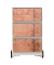 easyOffice Industrial Rollcontainer weiß, bunt 4 Auszüge 39,0 x 43,6 x 64,2 cm