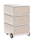 easyOffice Contents Rollcontainer weiß, bunt 4 Auszüge 39,0 x 43,6 x 64,2 cm